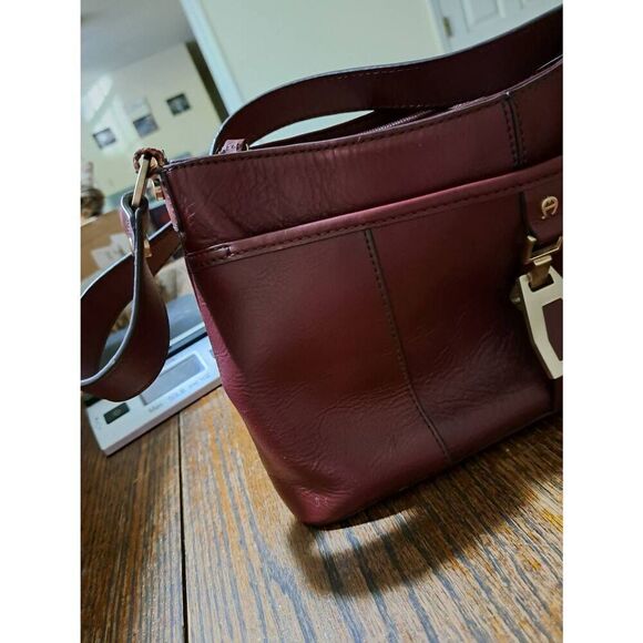 Etienne Aigner Brown Purse Handbag Pocket Book - Picture 4 of 12